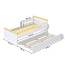 Ver imagem 4 de Bicama Infantil com LED e Grades de Proteção Petit Casatema MadeiraOriginals Branco/Mel