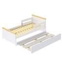 Ver imagem 2 de Bicama Infantil com LED e Grades de Proteção Petit Casatema MadeiraOriginals Branco/Mel