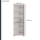 Ver imagem 7 de Armário Multiuso 2 Portas Caique