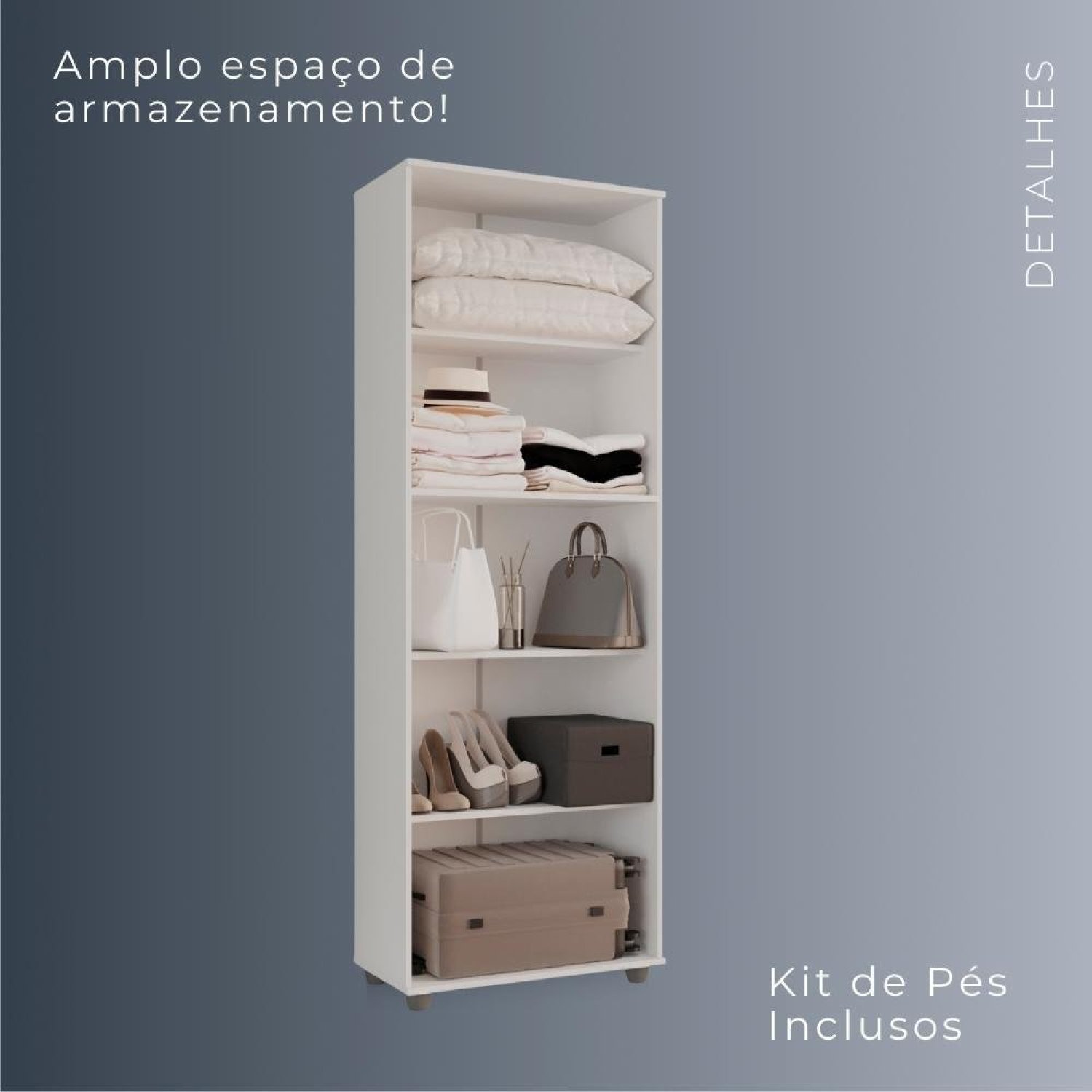 Armário Multiuso 2 Portas Caique | MadeiraMadeira