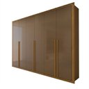 Ver imagem 1 de Guarda-roupa Casal Classic 6 Portas 6 Gavetas 100% Mdf Cinamomo/cappuccino - Panorama Móveis