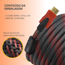 Ver imagem 7 de Cabo Hdmi 10 Metros 1.4 Full Hd 1080p Malha Nylon Blindado