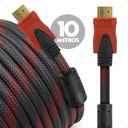 Ver imagem 2 de Cabo Hdmi 10 Metros 1.4 Full Hd 1080p Malha Nylon Blindado