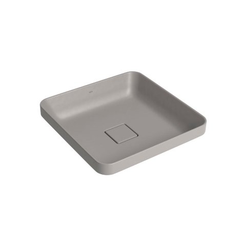 Cuba de Sobrepor Deca Slim 40x40 L.21040.85 Quadrada Soft Antracite