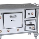 Ver imagem 3 de Fogao a Lenha Gii N 1 Branco Buque sem Tampa Se