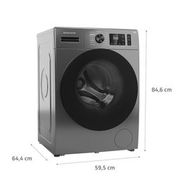 Lava e Seca Brastemp 11 Kg/6 Kg Titanium com Smart Sensor By Ai - Bno11as - 9