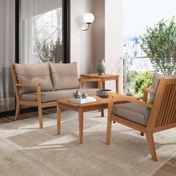 Poltrona para Jardim em Madeira Maciça Riade - 2