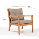 Ver imagem 4 de Poltrona para Jardim em Madeira Maciça Riade