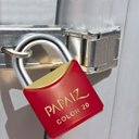 Ver mais imagens de Cadeado Pequeno 20mm Haste Curta Latão Maciço Vermelho com Chave | Papaiz | Kit 02 Un