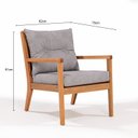 Ver imagem 4 de Poltrona para Jardim em Madeira Maciça Riade