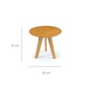 Ver imagem 2 de Mesa Lateral Baixa Chanel Mcc - Acabamento Native