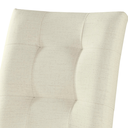 Ver imagem 2 de Cadeira Omega Treo Made Móveis Madeira Maciça Cores Neutras Revestida Com Tecido Linho Para Sala de 