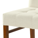 Ver imagem 7 de Cadeira Omega Treo Made Móveis Madeira Maciça Cores Neutras Revestida Com Tecido Linho Para Sala de 