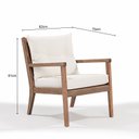 Ver imagem 4 de Poltrona para Jardim Acquablock em Madeira Maciça Riade