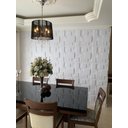 Ver imagem 1 de Kit 2 Placas Painel Revestimento Decoração Impermeavel 50cmx50cm Forro Acabamento Plástico 3d Pvc