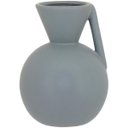 Ver imagem 1 de Vaso Shape Vaso Decorativo Cachepô Enfeite 17x10x10cm Cerâmica Cinza
