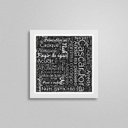 Ver imagem 2 de Quadro Quadrado Gírias De Mineiro 24x18cm:Madeira branca