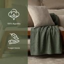Ver imagem 4 de Capa de Almofada Decorativa Tricot Golden com Zíper 45x45cm