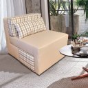 Ver imagem 1 de Poltrona Cama Ma_Mm Que Se Transforma em Sofá Cama de Solteiro Resistente e Confortável em Sarja 730