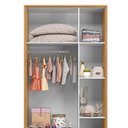 Ver imagem 6 de Guarda Roupa Q Encanto 3 Portas e 2 Gavetas Slim Mdp/mdf Qmovi