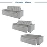 Sofá Cama Retrátil e Reclinável 4 Lugares 240cm Linho com Molas Palmeira CabeCasa MadeiraOriginals - 5