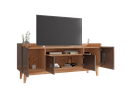 Ver imagem 5 de Rack Sala 4 Portas Cinza Pérola Noce Adria Casa D