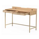 Ver imagem 3 de Escrivaninha Square 2 Gavetas 100% MDF Pés de Metal Tauari - Telinha Rattan