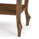 Ver imagem 3 de Aparador para Sala em Madeira Maciça Pés Luis Xv com Gaveta e Prateleira 1010p Linz Móveis - Imbuia