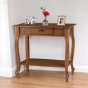 Ver imagem 5 de Aparador para Sala em Madeira Maciça Pés Luis Xv com Gaveta e Prateleira 1010p Linz Móveis - Imbuia