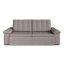 Ver imagem 4 de Sofá Cama Casal Retrátil Reclinável 3 Lugares Linho Castor Palmeira 200cm CabeCasa MadeiraOriginals