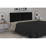 CABECEIRA CAMA CASAL JADE PRETO SUED 1,40 DOBRAVEL LM MOVEIS - 2