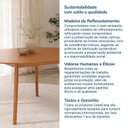Ver imagem 7 de Mesa Extensível Redonda de 160cm Tarsila CabeCasa MadeiraOriginals Marrom/Champagne