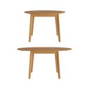 Ver mais imagens de Mesa Extensível Redonda de 160cm Tarsila CabeCasa MadeiraOriginals Marrom/Champagne