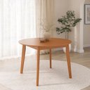 Ver imagem 1 de Mesa Extensível Redonda de 160cm Tarsila CabeCasa MadeiraOriginals Marrom/Champagne
