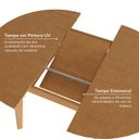 Ver imagem 6 de Mesa Extensível Redonda de 160cm Tarsila CabeCasa MadeiraOriginals