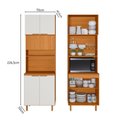 Ver imagem 3 de Paneleiro Duplo 6 Portas MDF Bari