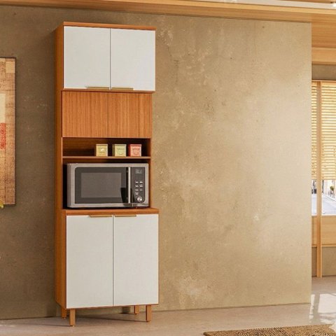 Paneleiro Duplo 6 Portas MDF Bari