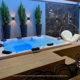 Spa Quadrado Amparo com Hidro em Acrílico Combate - 5