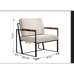 Poltrona Dubai BM Móveis Tubulares - 3