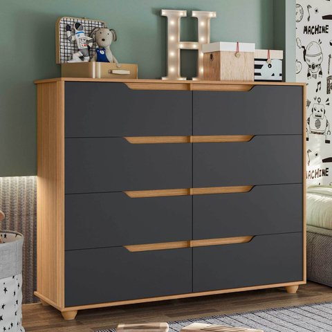 Cômoda Infantil 8 Gavetas Circus