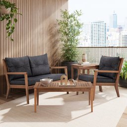Poltrona para Jardim em Madeira Maciça Riade - 2