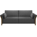 Ver imagem 7 de Kit Sofá 03 Lugares Sala Estar 222cm com 02 Poltronas Stefan Pés Madeira M03 Linho Chumbo - Lyam