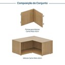 Ver imagem 3 de Módulo de Canto Reto 40 Frame CabeCasa MadeiraOriginals