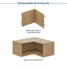 Módulo de Canto Reto 40 Frame CabeCasa MadeiraOriginals - 3