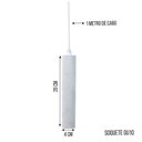 Ver imagem 2 de Kit 3x Pendente Tubo Cilindro Branco Alumínio Balcão Cozinha Mr11 + Lâmpadas Led 3000k Bivolt