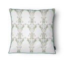 Ver imagem 3 de Kit 3 Capas de Almofada 43x43cm Microfibra Floral Arabesco Verde Clássico