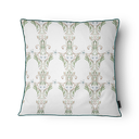 Ver imagem 3 de Kit 3 Capas de Almofada 43x43cm Microfibra Floral Arabesco Verde Clássico