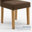 Ver imagem 7 de Conjunto de Mesa de Jantar 4 Lugares Isla e Lyra Tampo Vidro/MDF Cinamomo e Off White