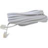 Cabo Extensor P/ Telefone RJ11 4 Vias 10M Branco STORM - PCT / 10 - 1