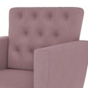 Ver imagem 3 de Kit 3 Poltronas Nina com Capitone - Rosê